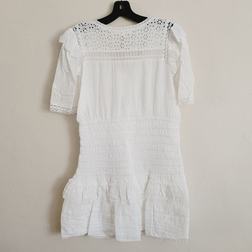 LoveShackFancy Rena dress white mini - Picture 10 of 10